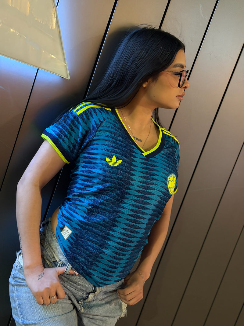 Camiseta Verde Visitante Mundial 2026 - Mujer