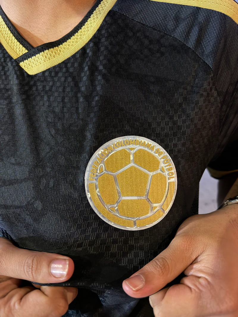 Camiseta Negra con Dorado Mundial 2026 - Hombre
