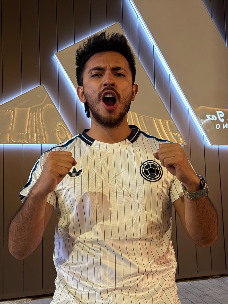 Camiseta Blanca Beisbolera Mundial 2026 - Hombre