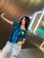 Camiseta Verde Visitante Mundial 2026 - Mujer